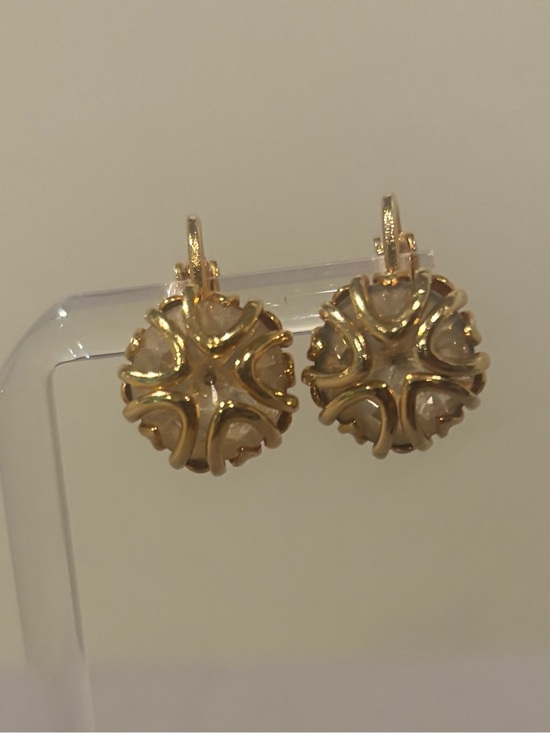 Napier Jewelry - Vintage Gold tone Clip-On Earrings